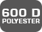Tartós anyag: 600D poliészter