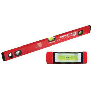 ErŐsÍtett vastagfalÚ vÍzmÉrtÉk - hd 3 libellÁs - 1000mm