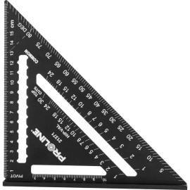 alumÍnium hÁromszÖgŰ derÉkszÖgmÉrŐ vonalzÓ - 175mm