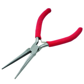 soft-touch nyelŰ egyenes csŐrŰ mŰszerÉsz-fogÓ - 120mm