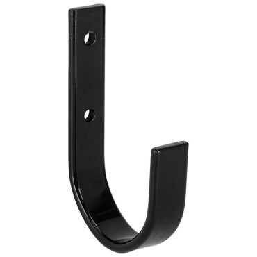 Ívelt lapos fali horog 20mm / 11x7cm