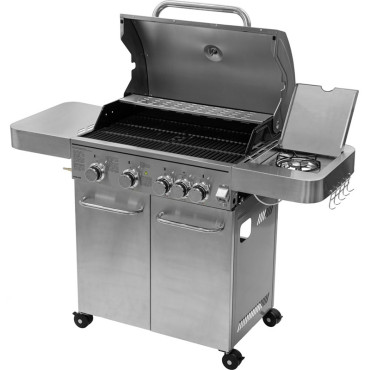 Inox gÁzgrill - 4+1 ÉgŐfej / 17.15kw