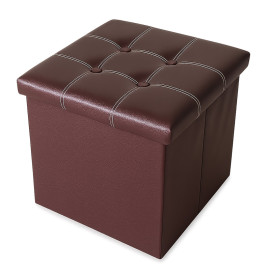 elegÁns ÖsszecsukhatÓ zsÁmoly - 38x38x38cm / barna