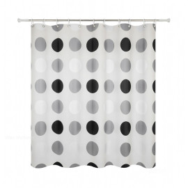 zuhanyfÜggÖny 90g / 180x200cm - kÖr-mintÁs