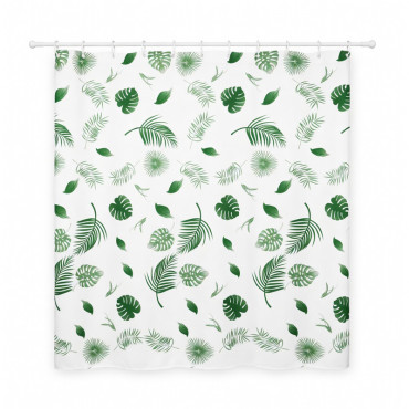 ZuhanyfÜggÖny 90g / 180x200cm - levÉl-mintÁs