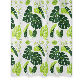 zuhanyfÜggÖny 70g / 180x200cm - filodendron-mintÁs