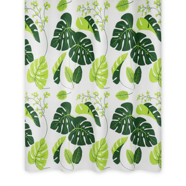 ZuhanyfÜggÖny 70g / 180x200cm - filodendron-mintÁs