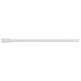 zuhanyfÜggÖny fÉm tartÓrÚd - 110-200cm / fehÉr