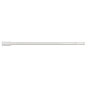 ZuhanyfÜggÖny fÉm tartÓrÚd - 110-200cm / fehÉr