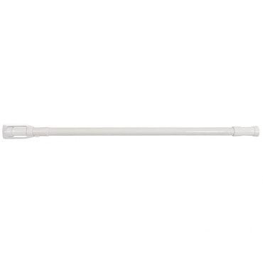 ZuhanyfÜggÖny fÉm tartÓrÚd - 140-260cm / fehÉr