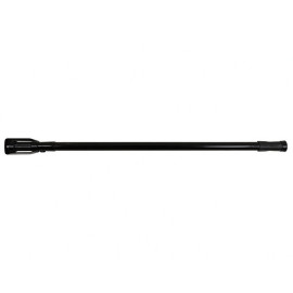 zuhanyfÜggÖny alumÍnium tartÓrÚd - 70-120cm / fekete
