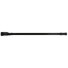 zuhanyfÜggÖny alumÍnium tartÓrÚd - 140-260cm / fekete