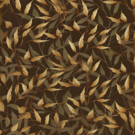 asztal terÍtŐ pvc 160g/m2 / 1.37x20m / levÉl-bronz