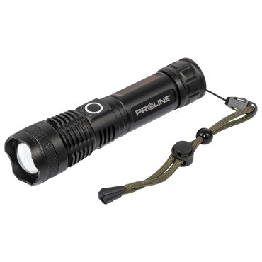 AlumÍnium elemlÁmpa - led / zoom / 600lumen / 1200mah