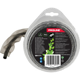 fŰnyÍrÓ damil, erŐsÍtett - tekert-nÉgyszÖg 2.4mm / 15m