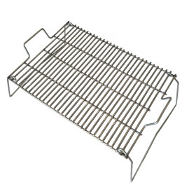 hordozhatÓ inox grillsÜtŐ, lÁbakkal - 50x35cm