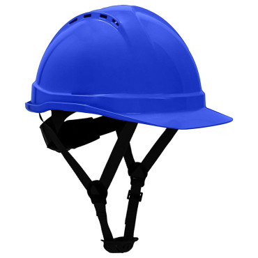 Ipari vÉdŐsisak, szellŐzŐnyÍlÁssal / kÉk