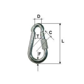 menetes ÖnzÁrÓs karabiner - 6mm / 8mm/8/9mmx60mm