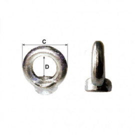 menetes csavaranyÁs gyŰrŰs szem - m14 / 30mm/50mm