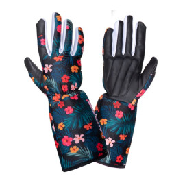 vÉdŐkesztyŰ juhbŐrbŐl, mintÁs, hosszÚ mandzsettÁval - 8