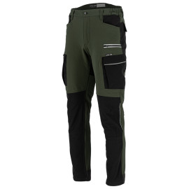 rugalmas munkavÉdelmi nadrÁg, slim-fit / khaki - m