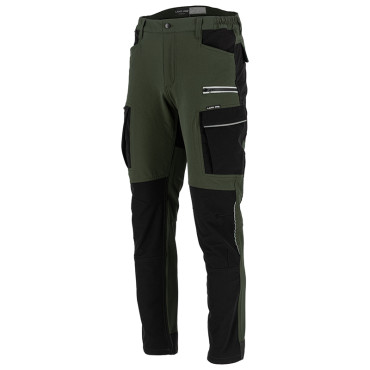 Rugalmas munkavÉdelmi nadrÁg, slim-fit / khaki - m