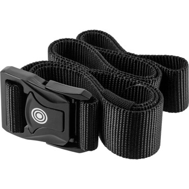 Gyors fÉmcsatos poliÉszter nadrÁgszÍj - 130cm / fekete