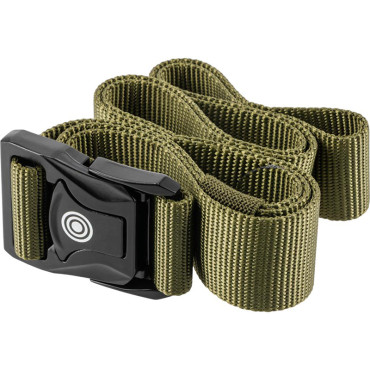 Gyors fÉmcsatos poliÉszter nadrÁgszÍj - 130cm / khaki