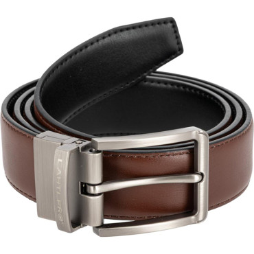 MegfordÍthatÓ bŐr nadrÁgszÍj / fekete-barna - 120cm