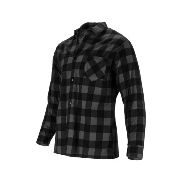 KockÁs flanel ing / szÜrke - m